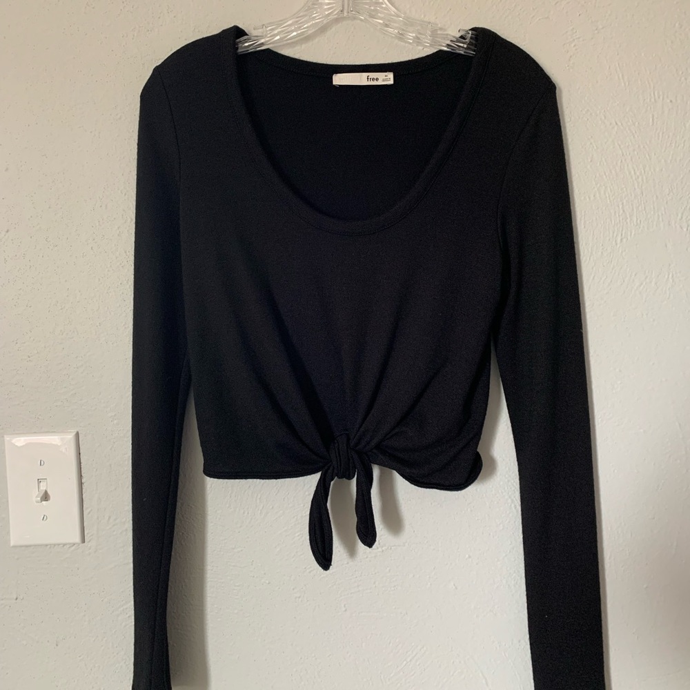 Wilfred Free Black tie long sleeve